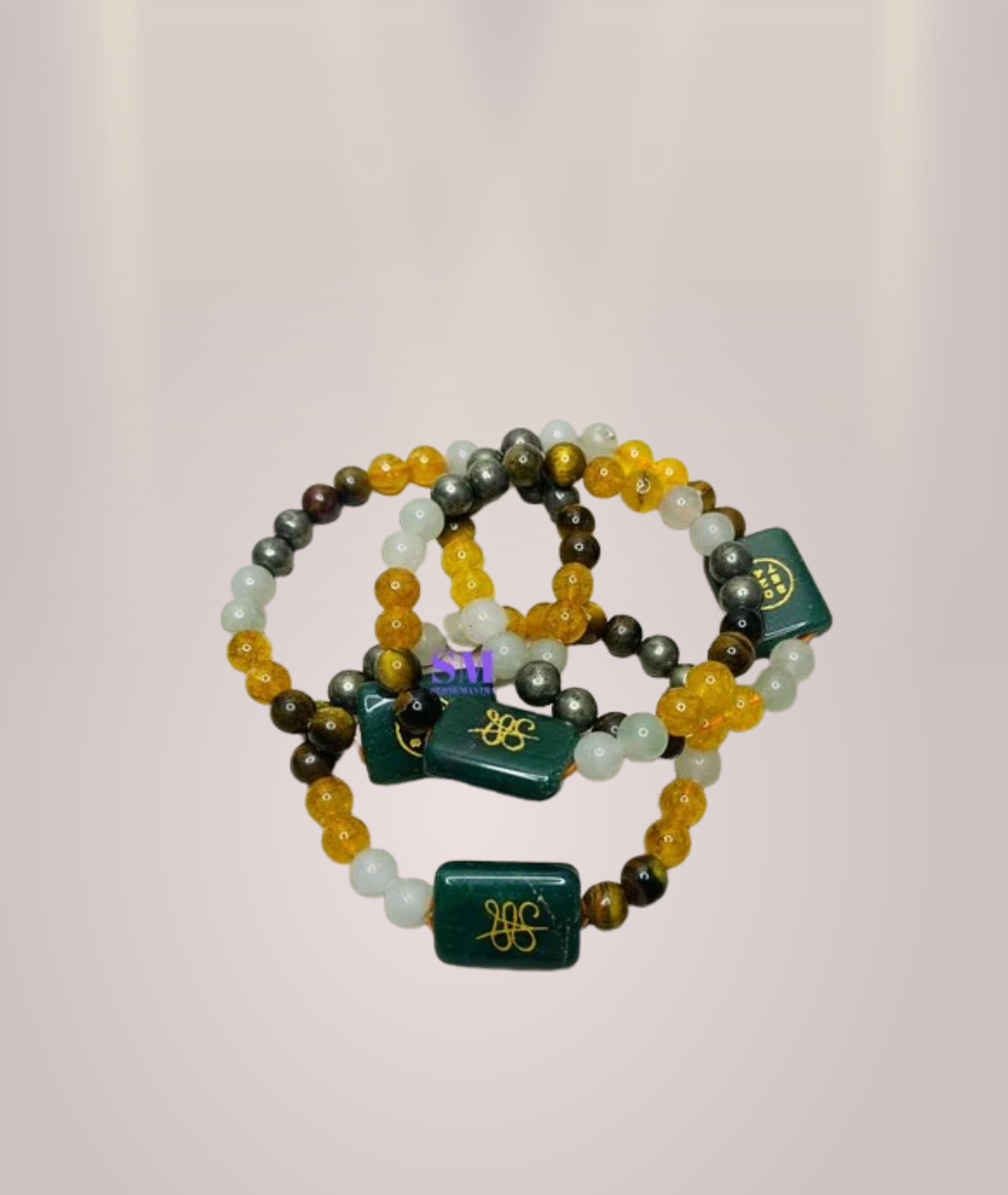 MONEY ATTRACTION BRACLET 8MM WITH COIN